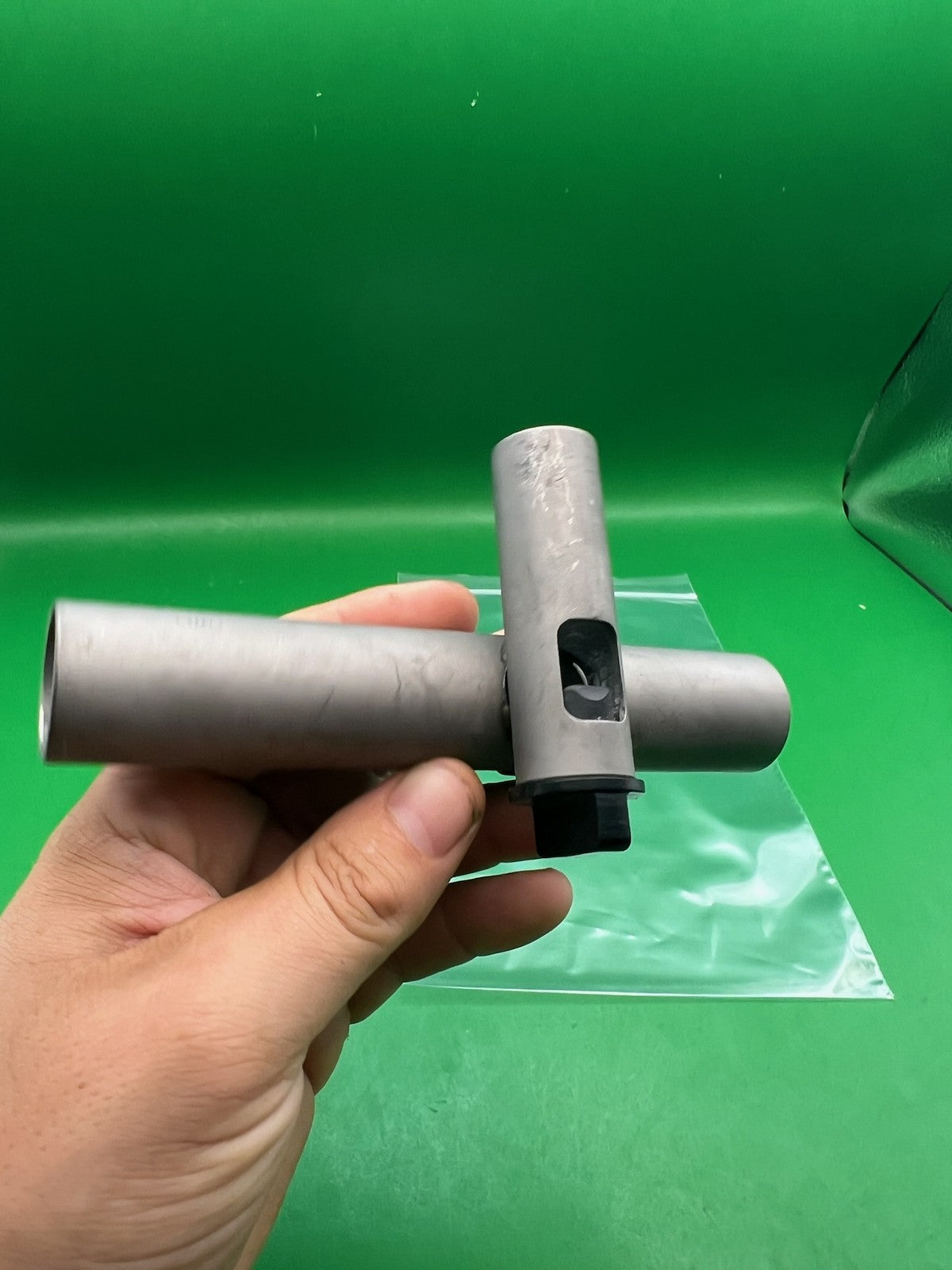 Automag Body - used paintball marker body - raw aluminum / bare metal