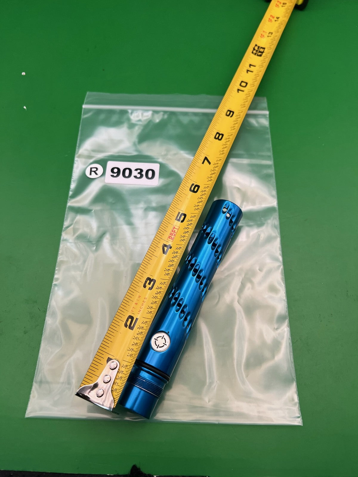 Smart Parts Freak Barrel Tip 12 Inch Blue Ported Teardrop Aluminum