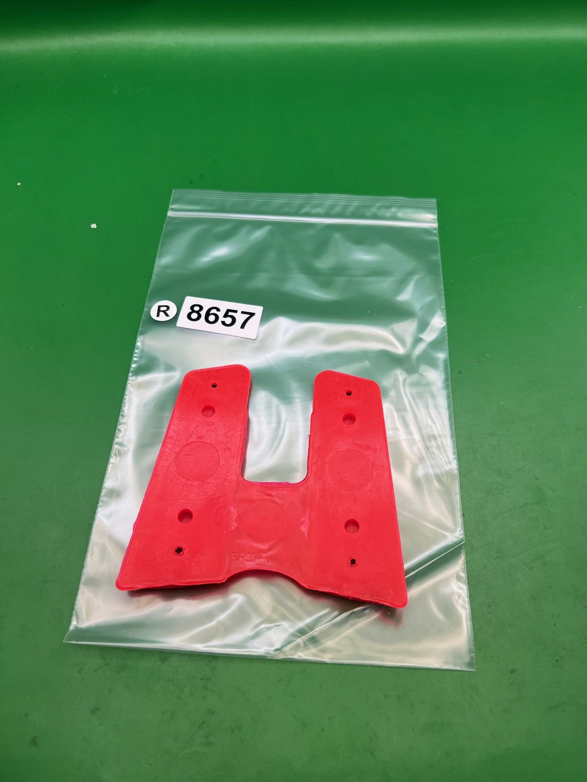 PTP 1911/45 Style Split Grip Panels Red Rubber Paintball Marker Grips