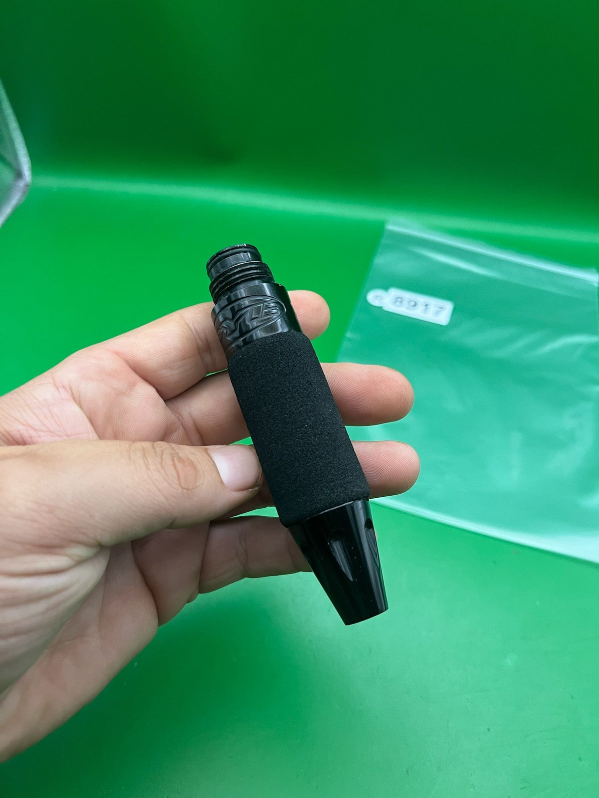 Dye Gas Through Foregrip Black Foam Grip Spyder Thread Marker