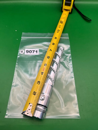 Smart Parts Freak Teardrop Barrel Tip 12 Inch Silver Aluminum Progressive