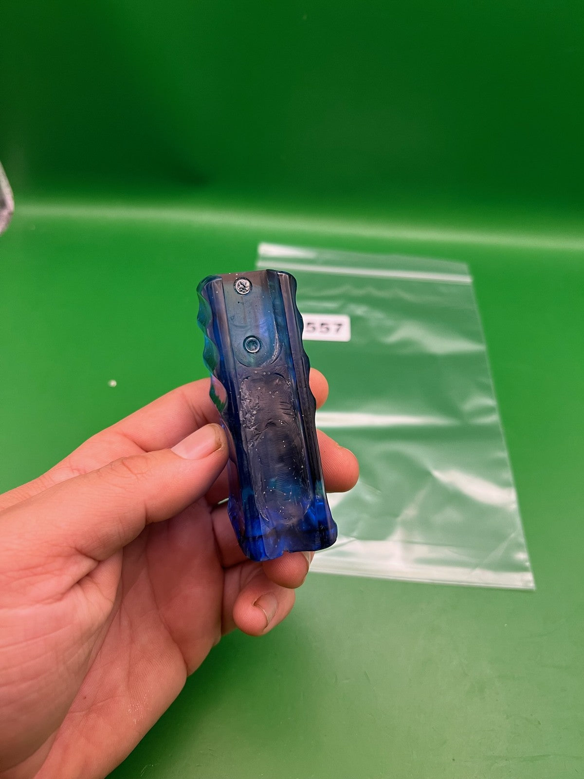 Bob Long MVP Marq Victory Pump Handle Blue Transparent