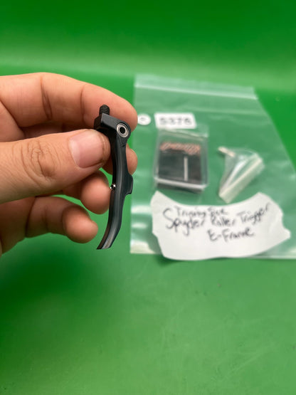 Trinity Sick Spyder E-Frame Roller Trigger Black Aluminum Upgrade