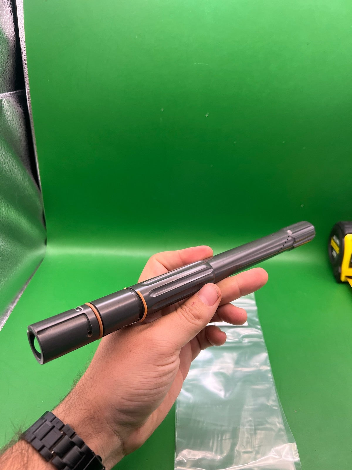 Automag 12" .692 Black Barrel - used paintball barrel - black