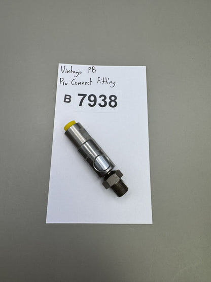 Vintage Paintball Pro Connect Fitting Stainless Steel