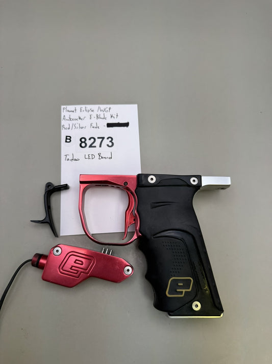Planet Eclipse /WGP Autococker E-Blade Kit Red/Silver Fade - Tadao LED Board