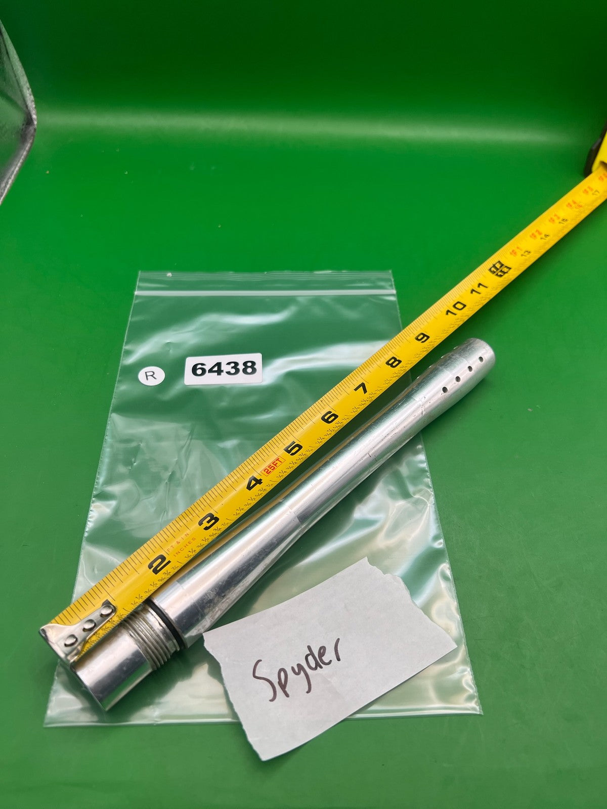Spyder Barrel Silver 8 inch .880 Bore