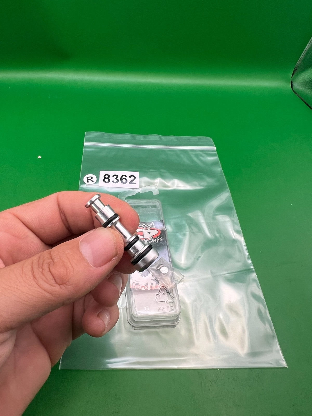 Custom Products CP Dye DM7 Continuous Flow Plug Silver Aluminum