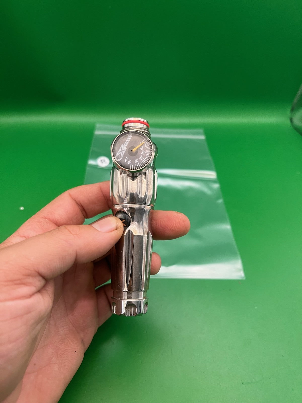 System X Inline HPR Torpedo Regulator Polished Chrome Silver