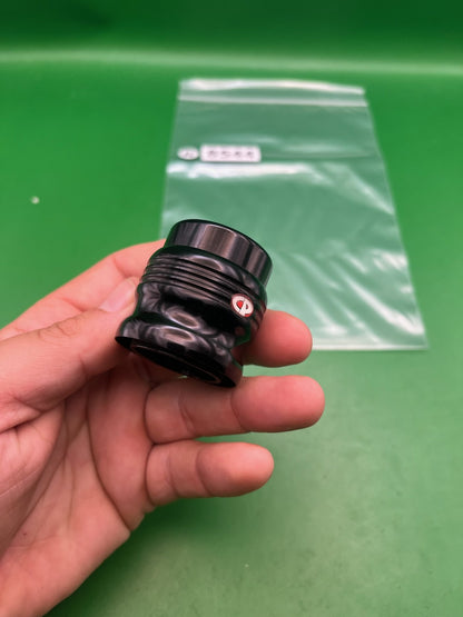 CP Custom Products Quick Connect Feed Tube Black Aluminum Paintball