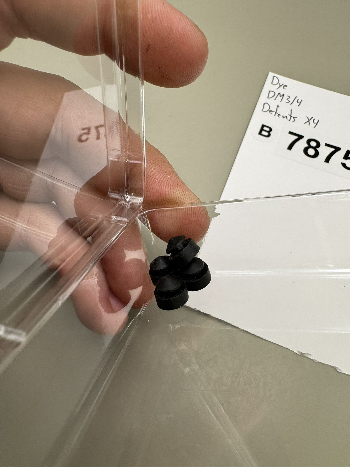 Dye DM3 DM4 Ball Detents Black Set of 4