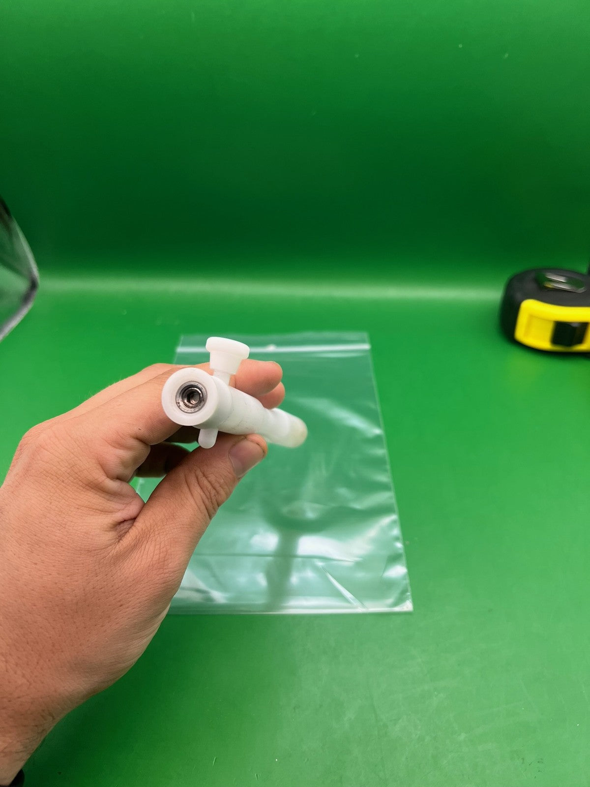 White Autococker Delrin Bolt - used paintball bolt - white