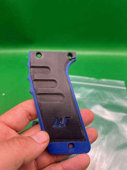 WGP Planet Eclipse Worr E-Blade Grip Panels Blue Black 3D Printed