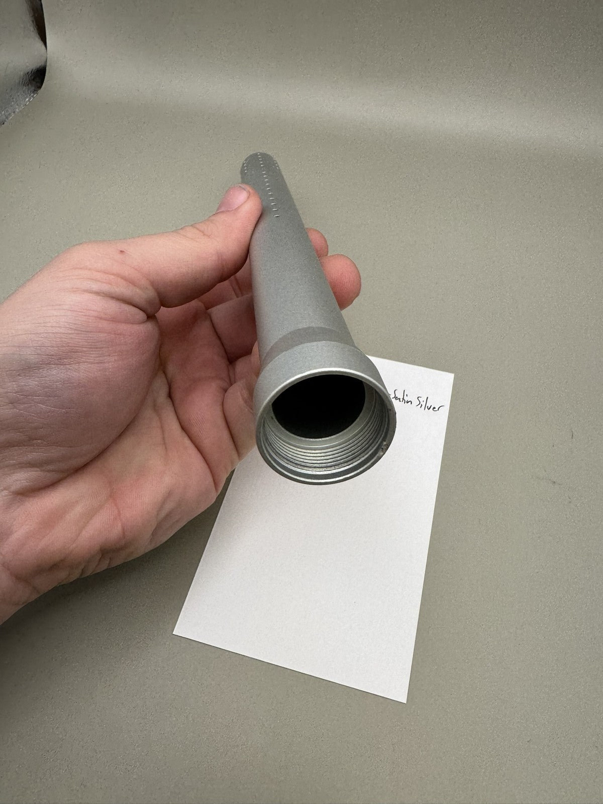 Mac Dev PB Shift Barrel Tip -Satin Silver 14 inch