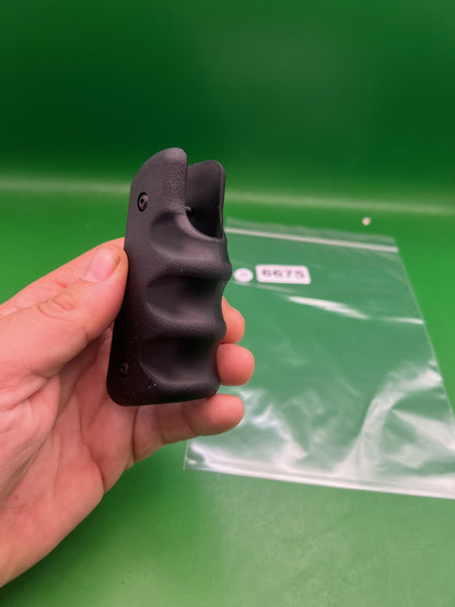 45* Grooved Autococker Grips - used paintball grip panel - black