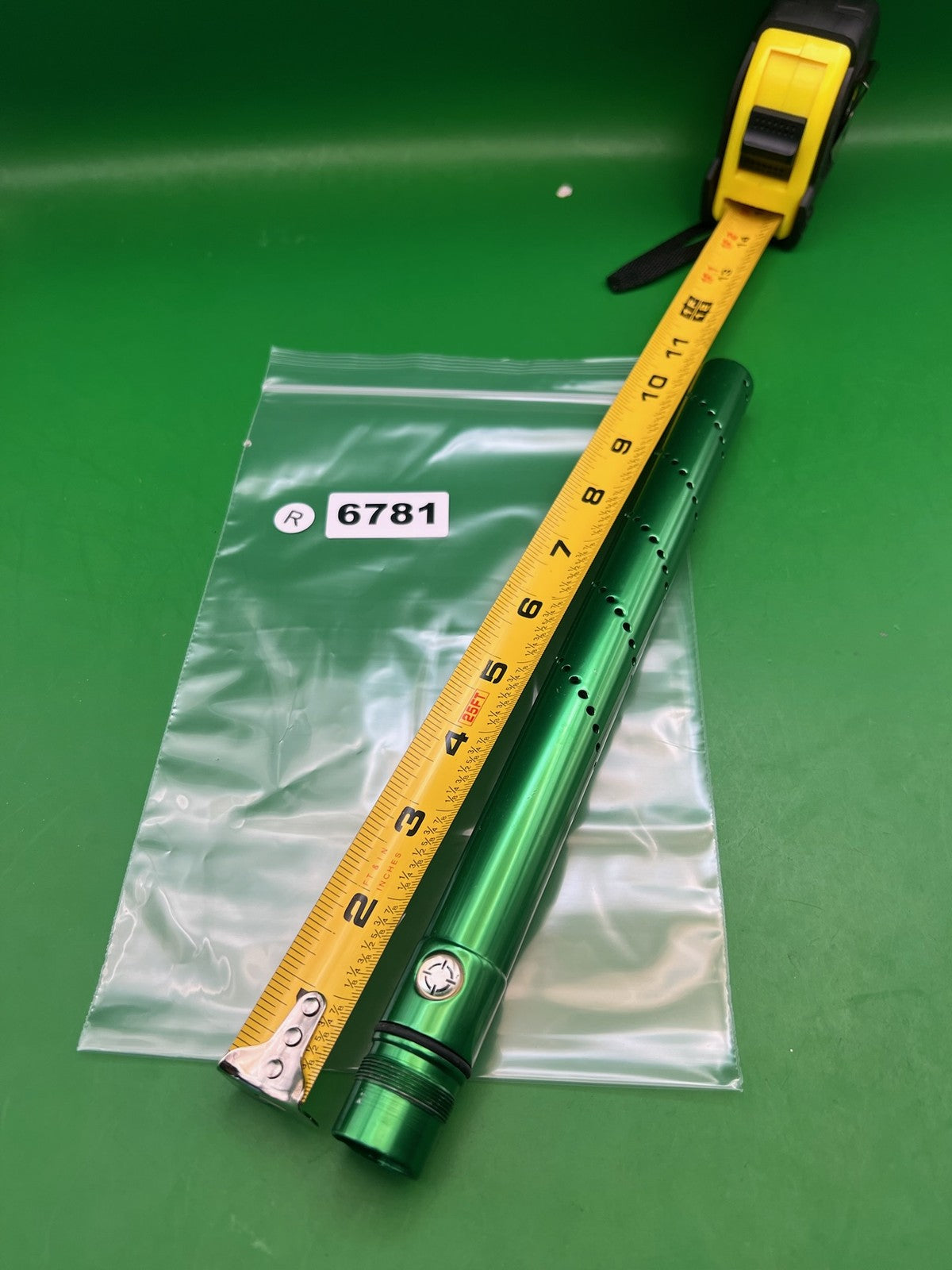 Smart parts Freak Tip Gloss Green - used paintball barrel tip - green gloss anno