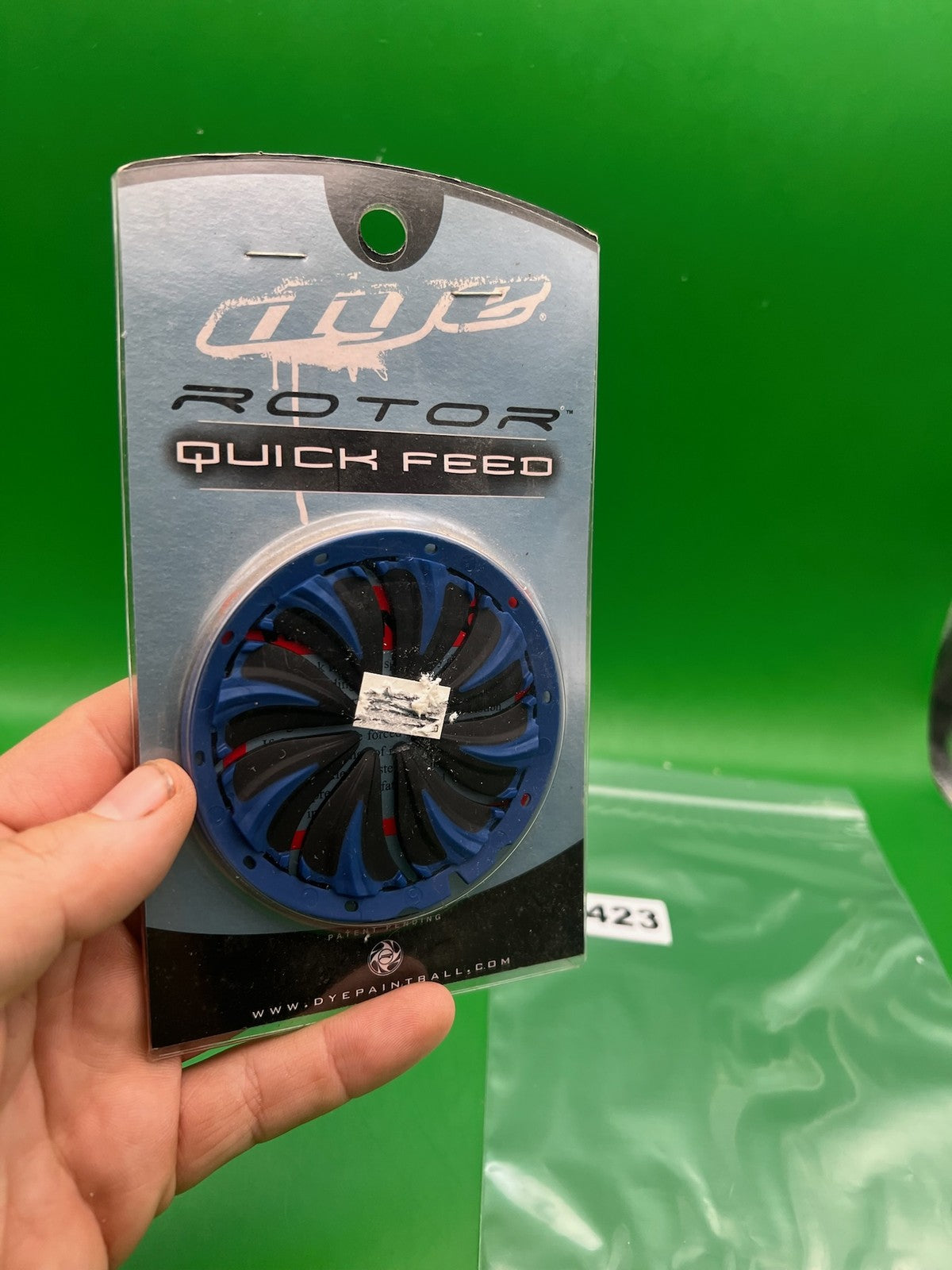 Dye Rotor Quick Feed Speed Feed Lid Blue Speedfeed Hopper Loader Upgrade