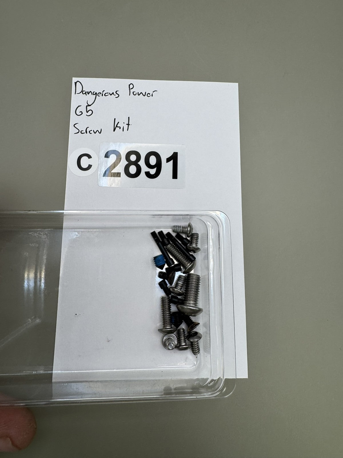 Dangerous Power G5 Screw Kit