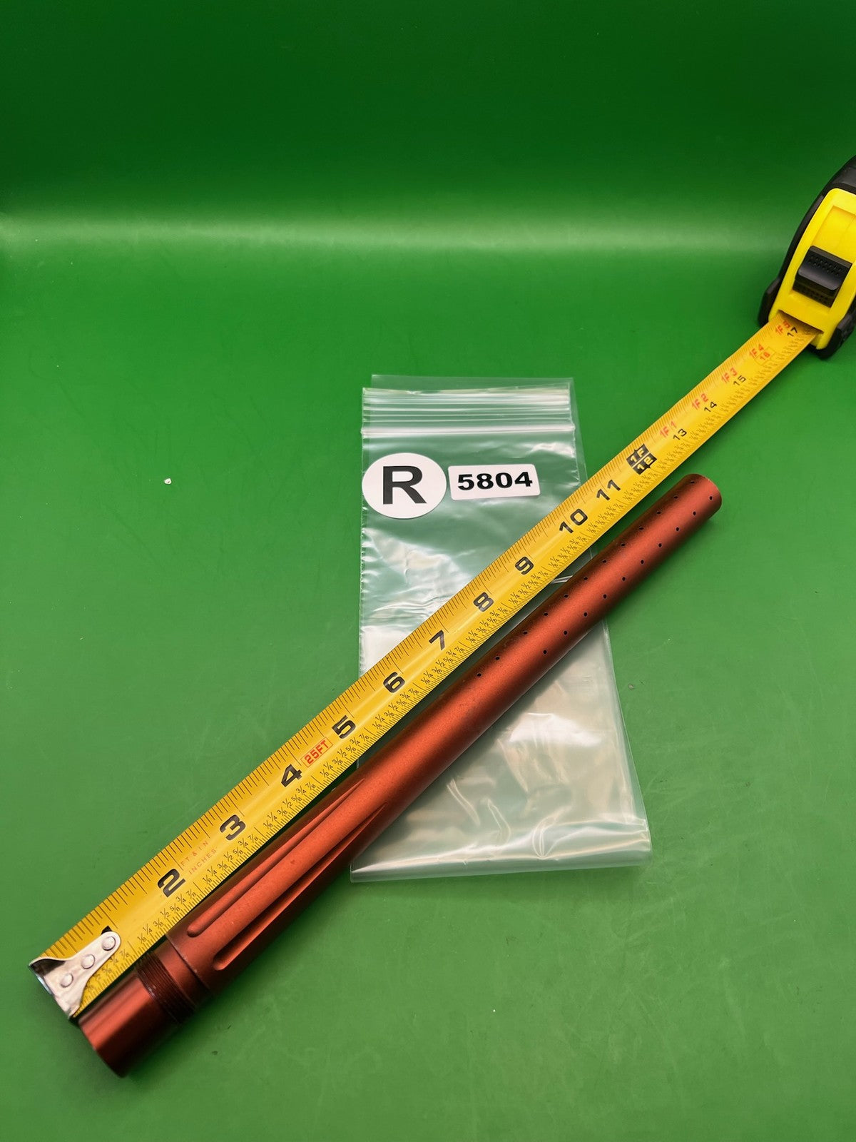 Autococker Empire Barrel 14" .692 Red - used paintball barrel - red anno