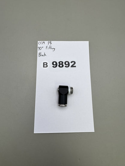 CCM PB 90Â° Fitting Black