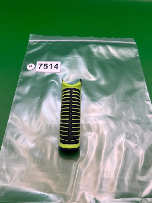 DLX Luxe ICE Front Grip Rubber Cover Neon Yellow Black Paintball Marker