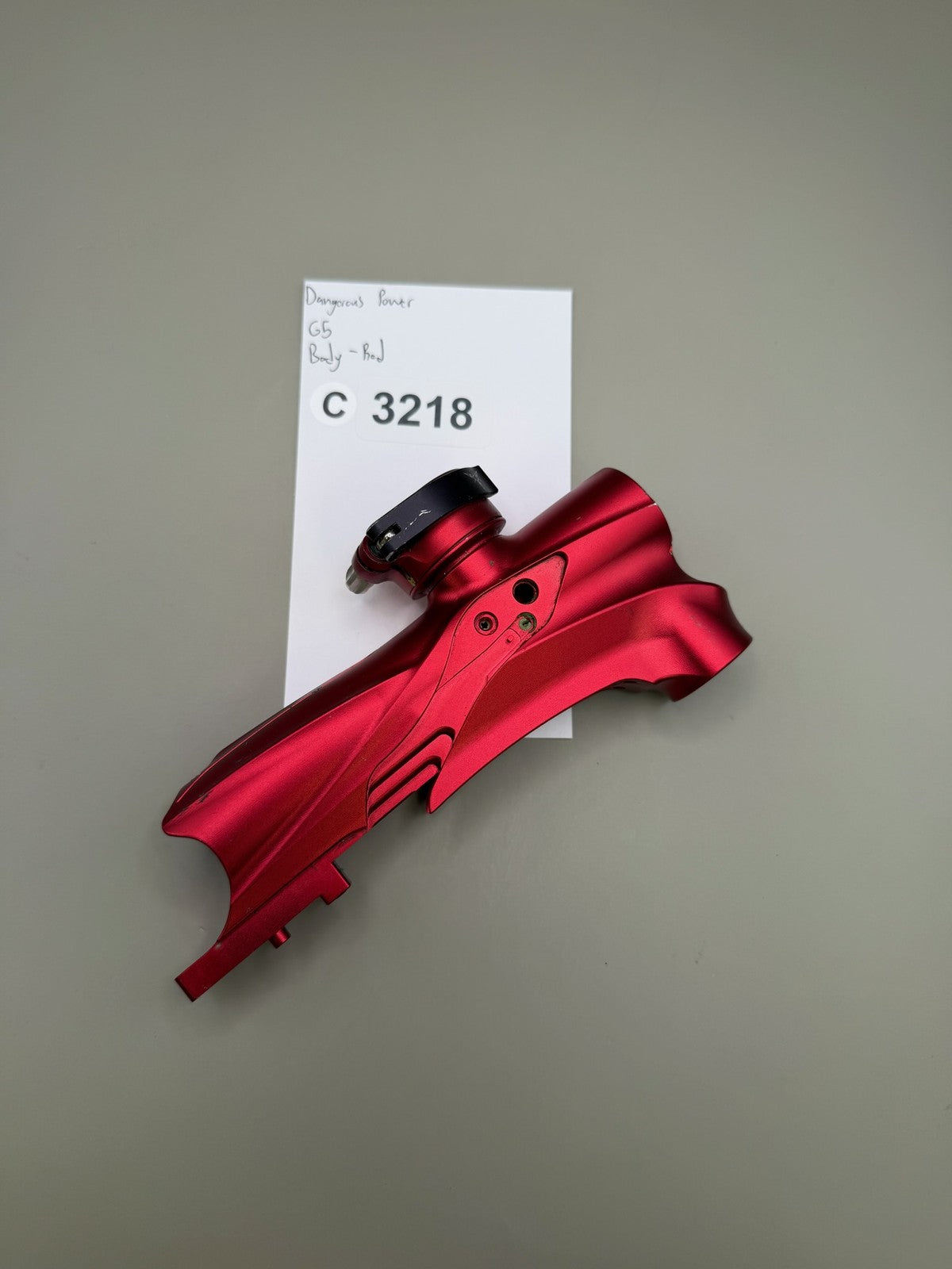 Dangerous Power G5 Body Red Paintball Marker Part