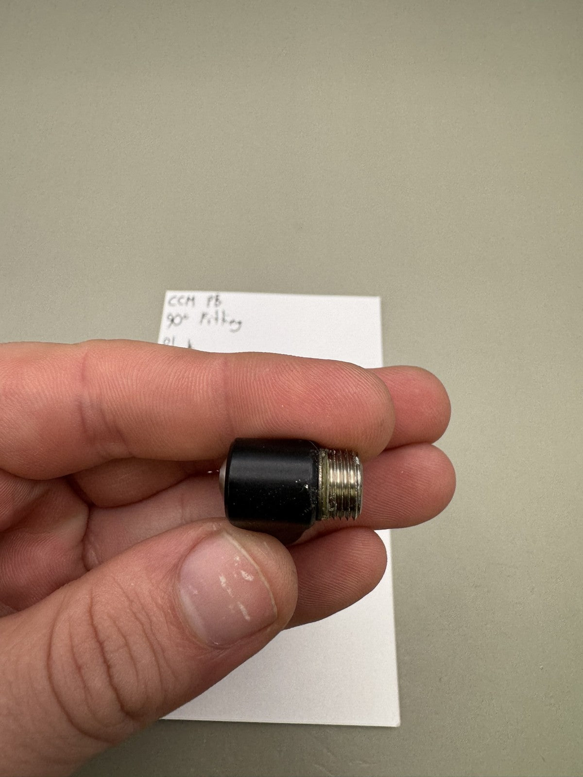 CCM PB 90Â° Fitting Black