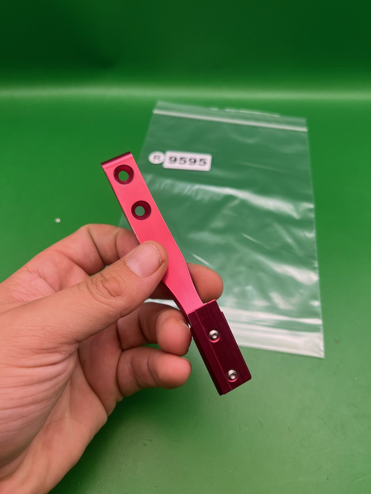 Custom Products CP ASA Rail Drop Forward Pink Anodized Aluminum Paintball