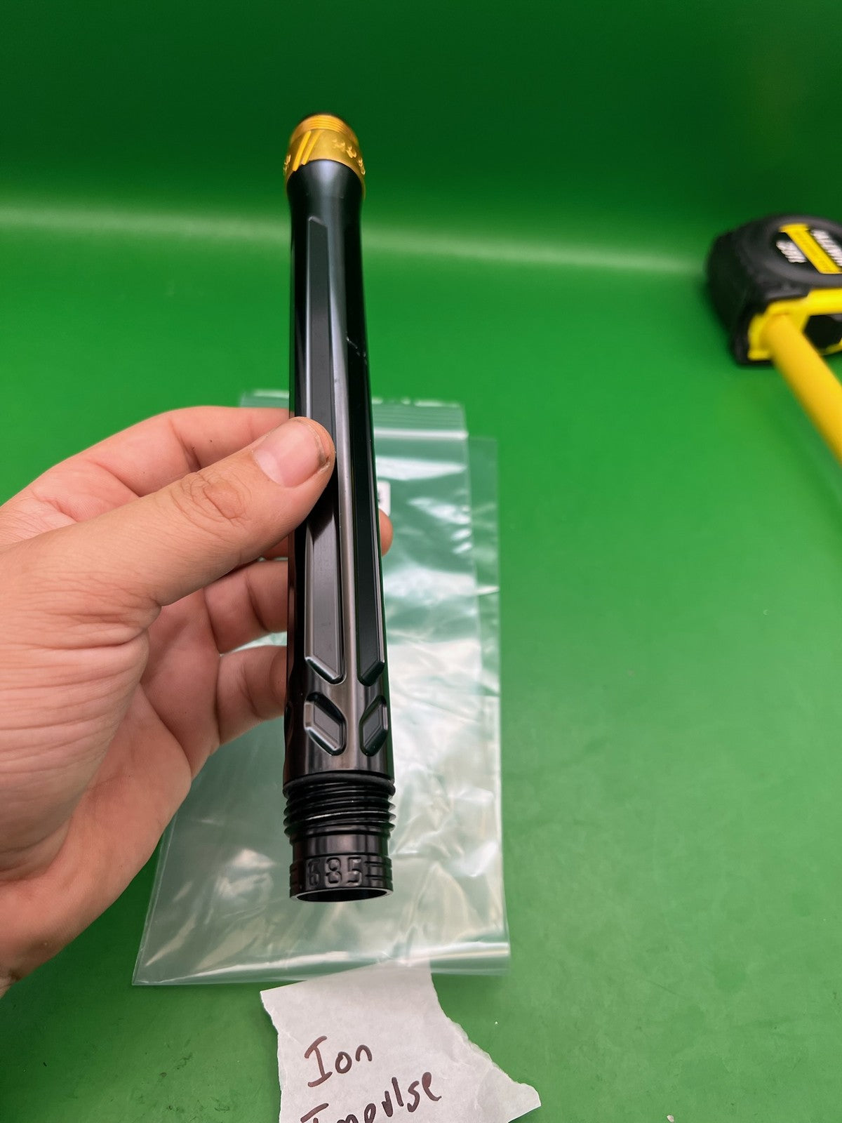 Smart Parts Ion Impulse Barrel Back Black Gold .685 HK Army Back