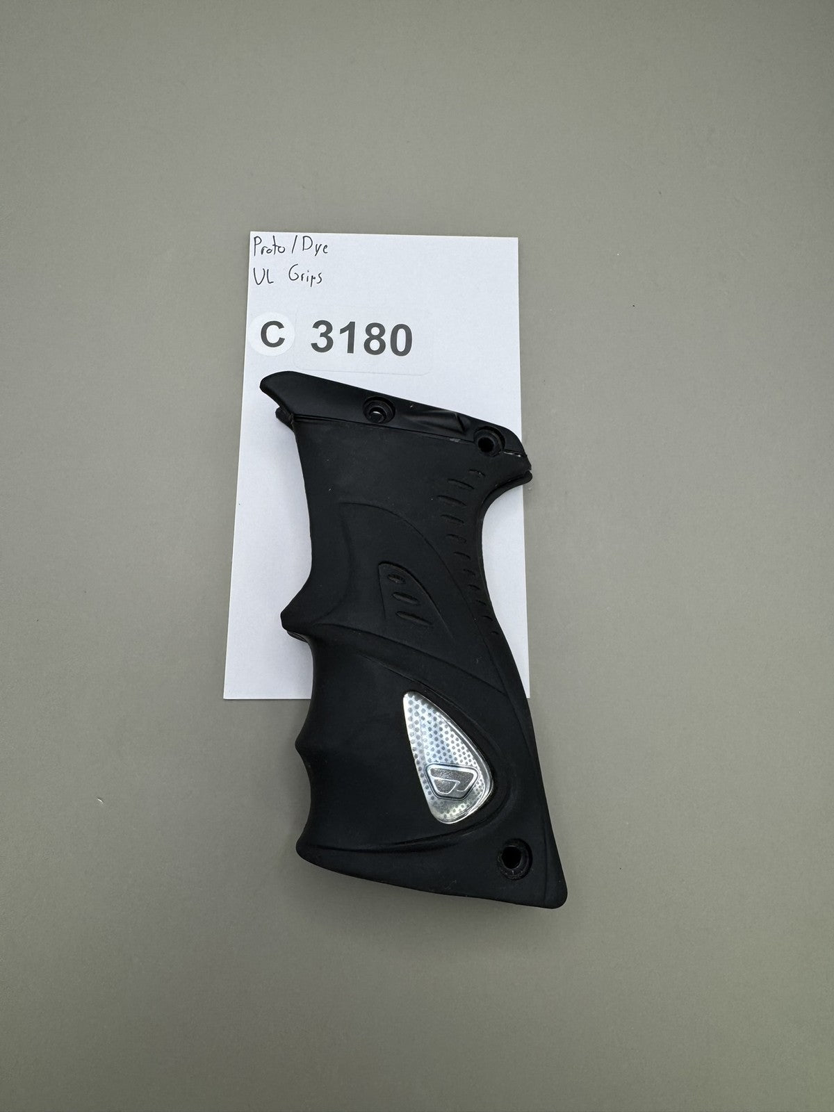 Proto / Dye UL Grips Paintball Black Rubber Grip Panels
