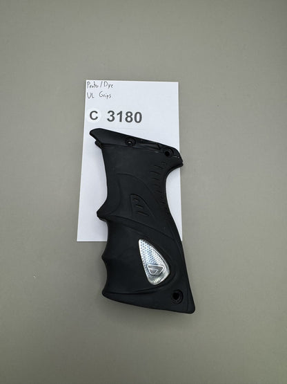 Proto / Dye UL Grips Paintball Black Rubber Grip Panels