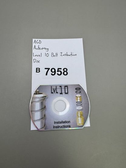 AGD Automag Level 10 Bolt Installation Instructions Disc