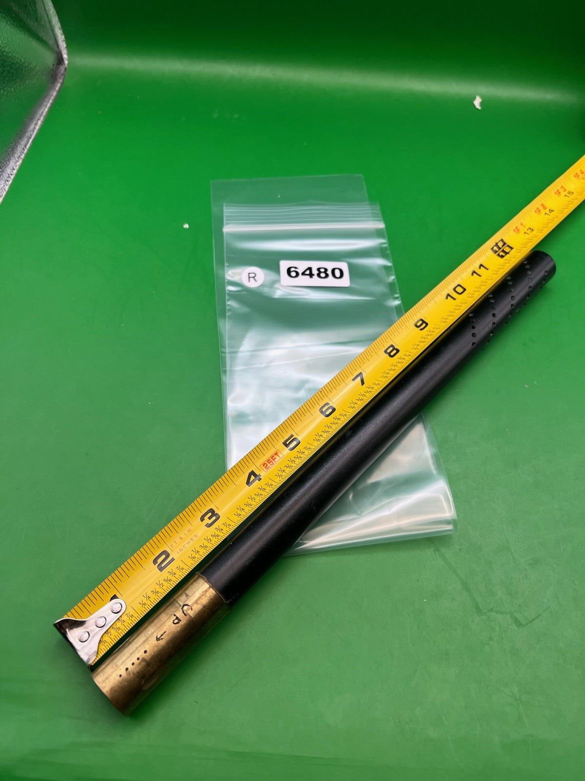 Empire Barrel Back Black 14in .690 Bore - used paintball barrel back - black