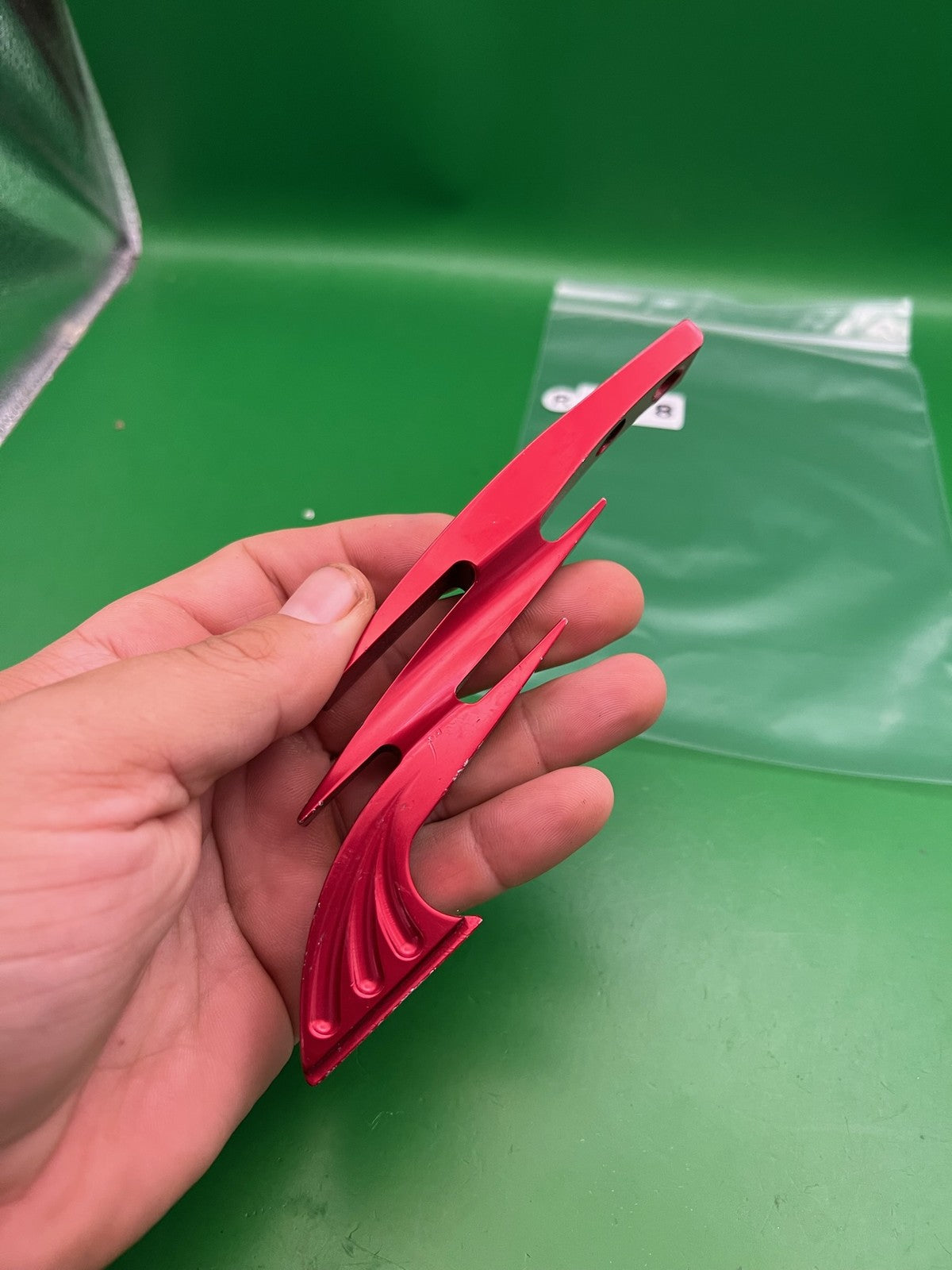 CP Custom Products Factory Team ASA Rail Drop Forward Gloss Red Anodized