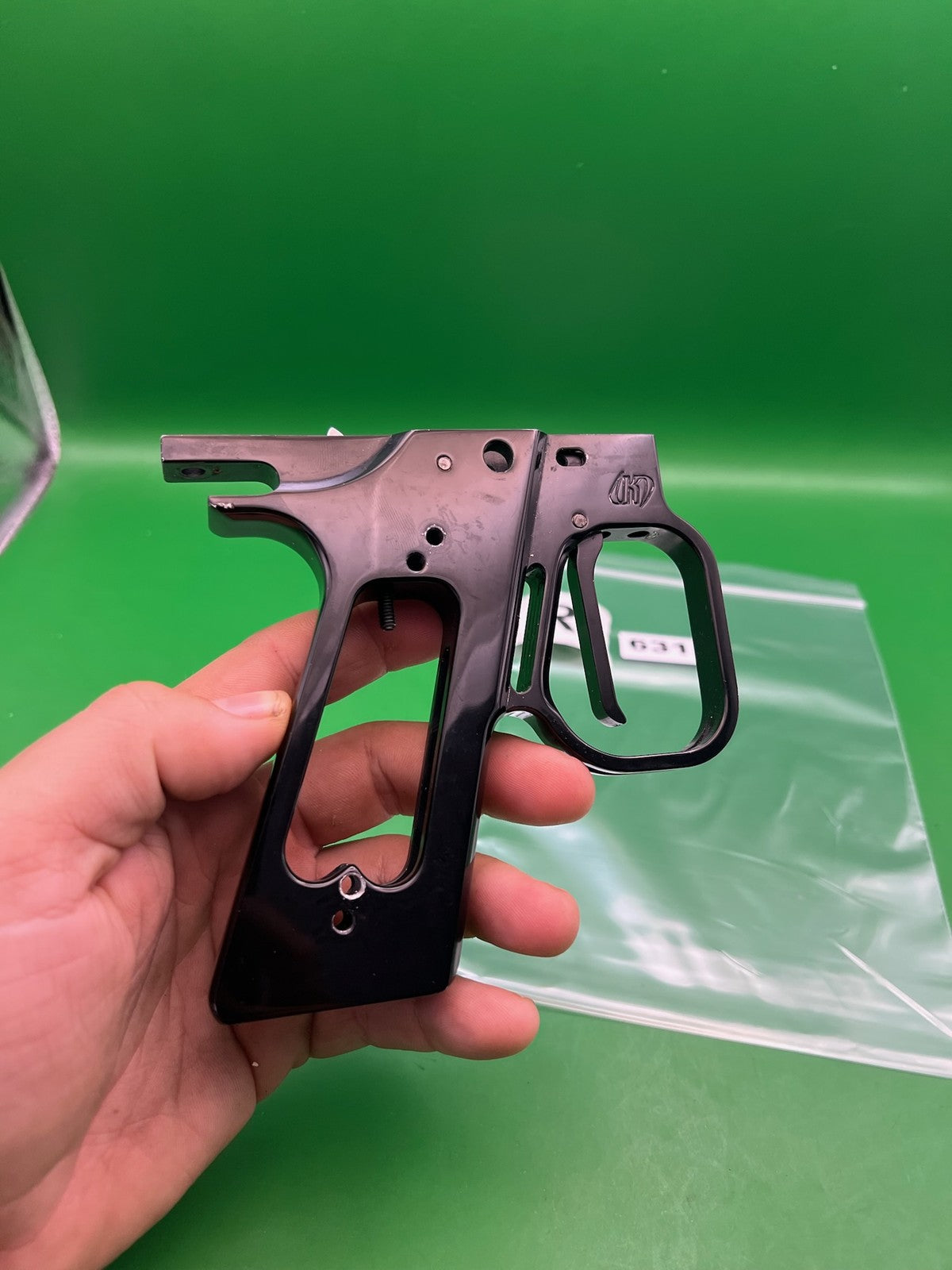 WGP Autococker Frame Hinge Frame - used paintball trigger frame - black