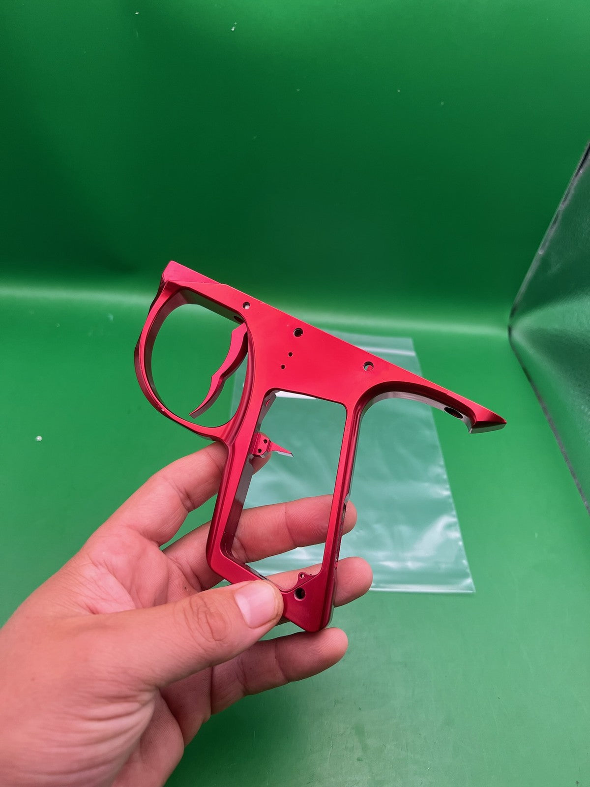 Dye DM4 Trigger Frame Red Anodized Aluminum Matrix E-Frame