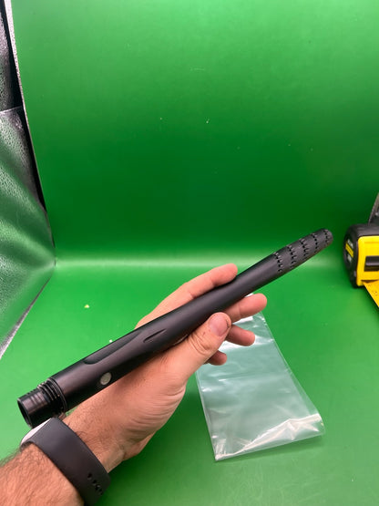 ION Luxe Smart Parts One Piece 14" .692 Black Autococker - used paintball barrel - black