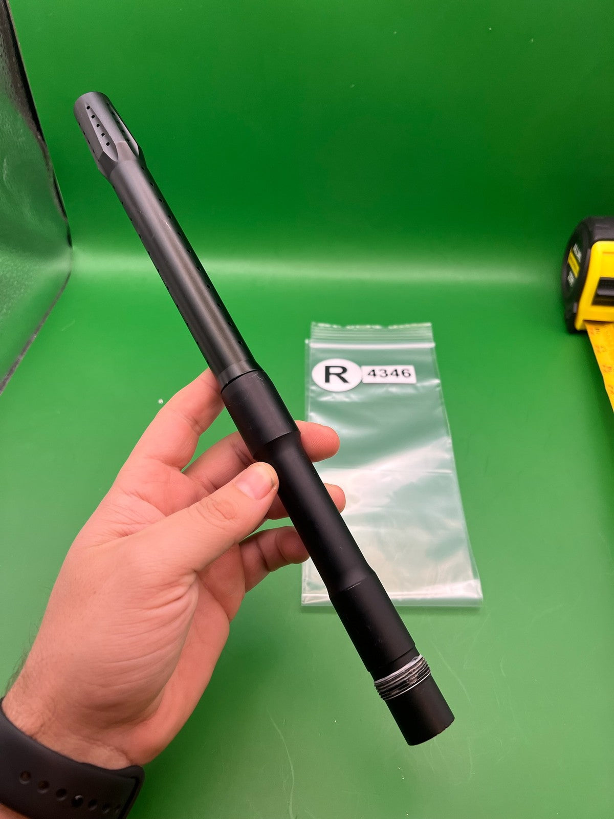 AGD Tac-One 11" Paintball Barrel AC Automag Thread Black .689 Bore