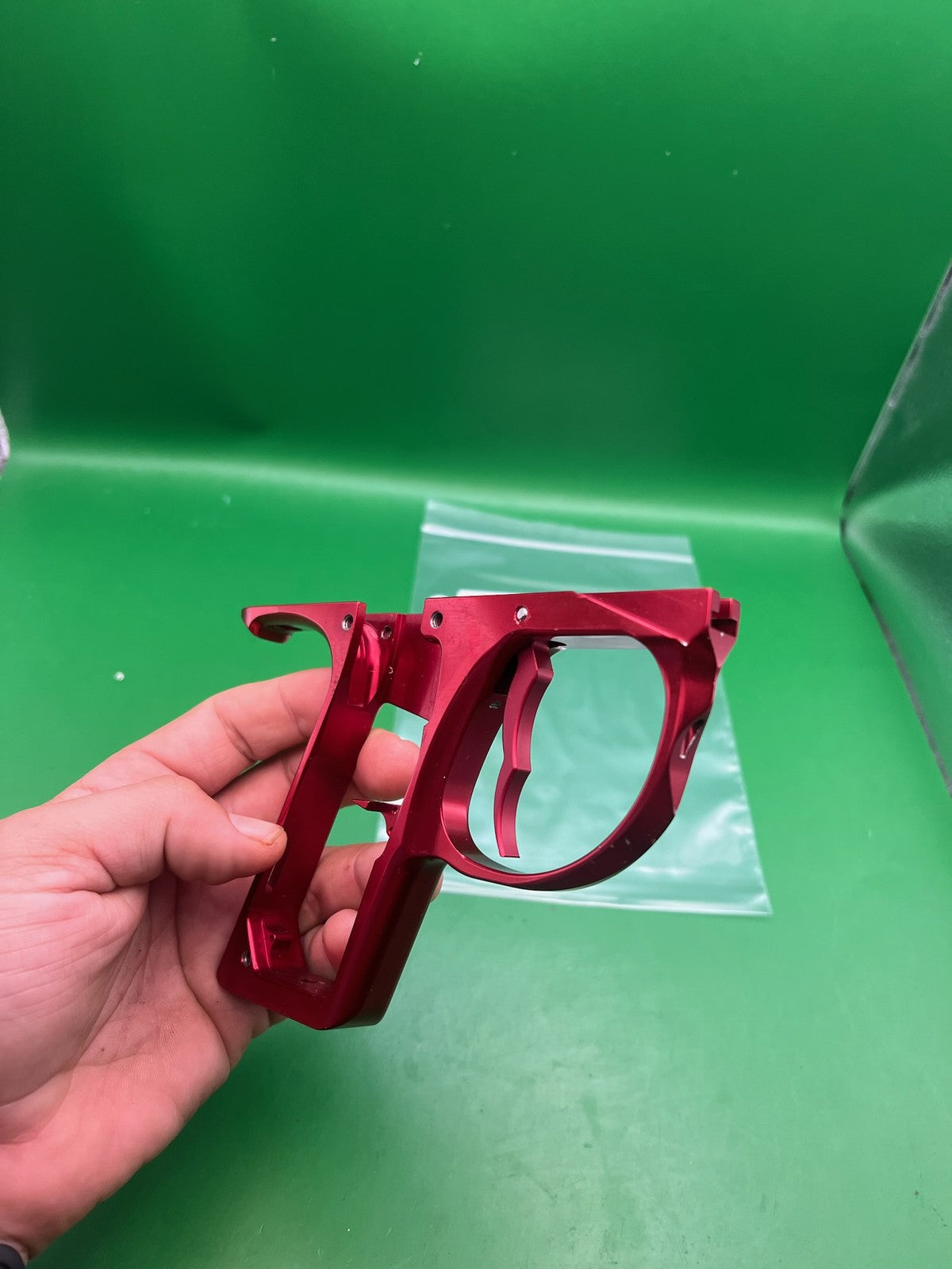 Dye DM4 Trigger Frame Red Anodized Aluminum Matrix E-Frame