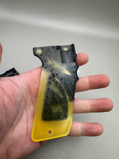 WGP Karnivor Autococker E-Blade Grips - Yellow