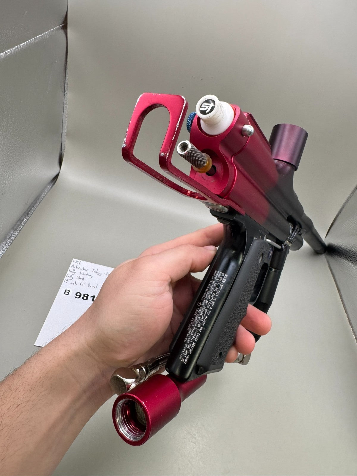 WGP Autococker Trilogy - Black/Red - Paintball Marker Fully Working