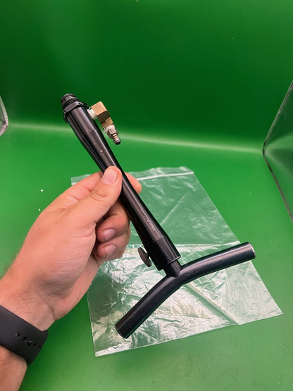 Gas Through Adjustable Paintball Stock Black T-Handle CO2 HPA Pump