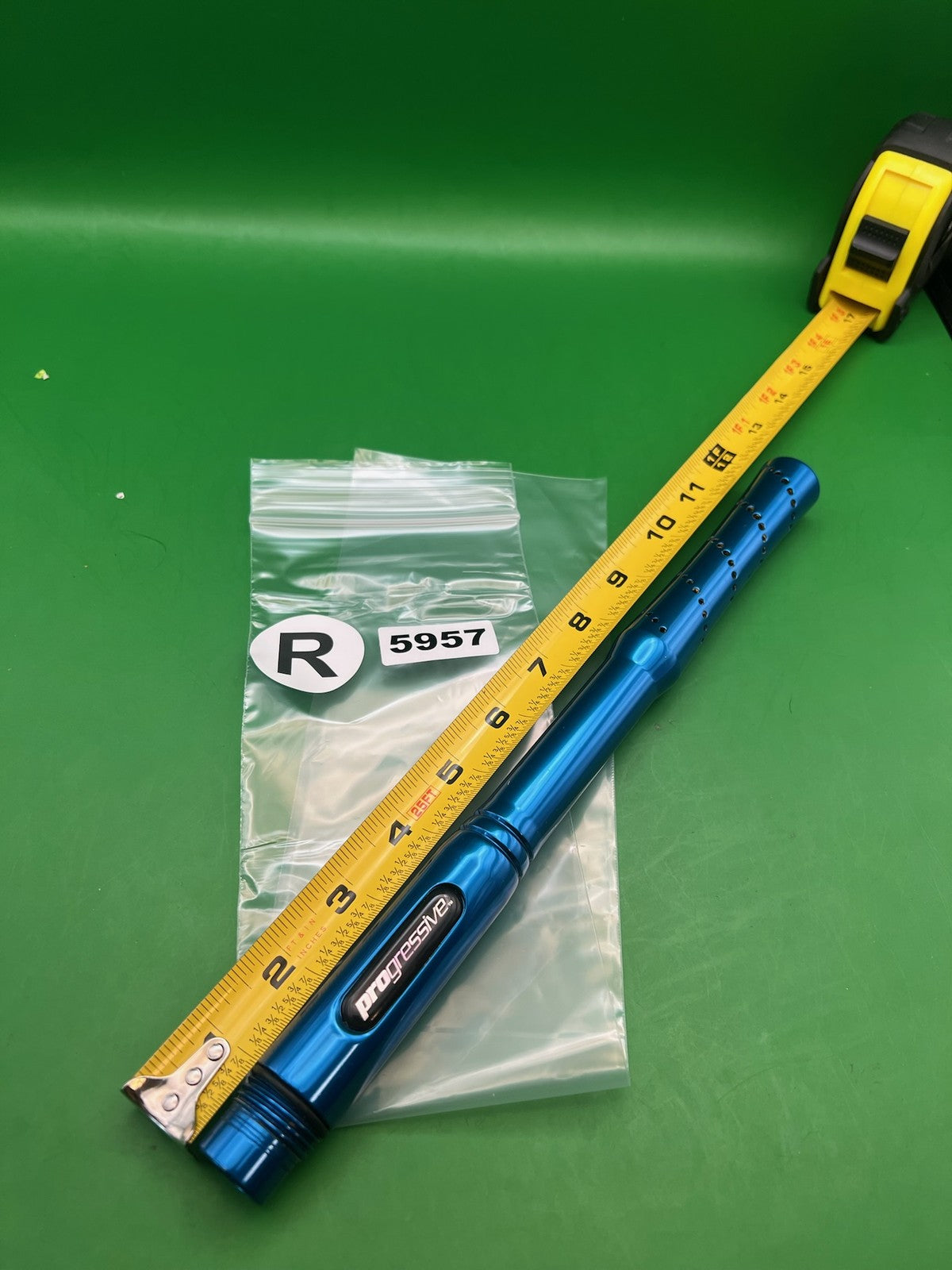 ION LUXE Smart Parts Progressive Barrel 12" .692 Blue - used paintball barrel - blue anno