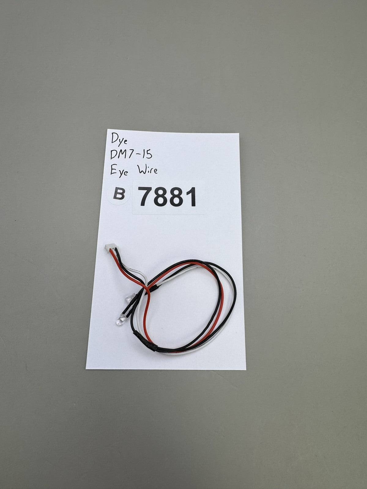 Dye DM7 DM8 DM9 DM10 DM11 DM12 DM13 DM14 DM15 Eye Wire Harness