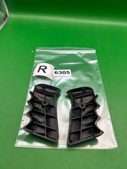 Single Hole Automag Grips - used paintball grip panels - black