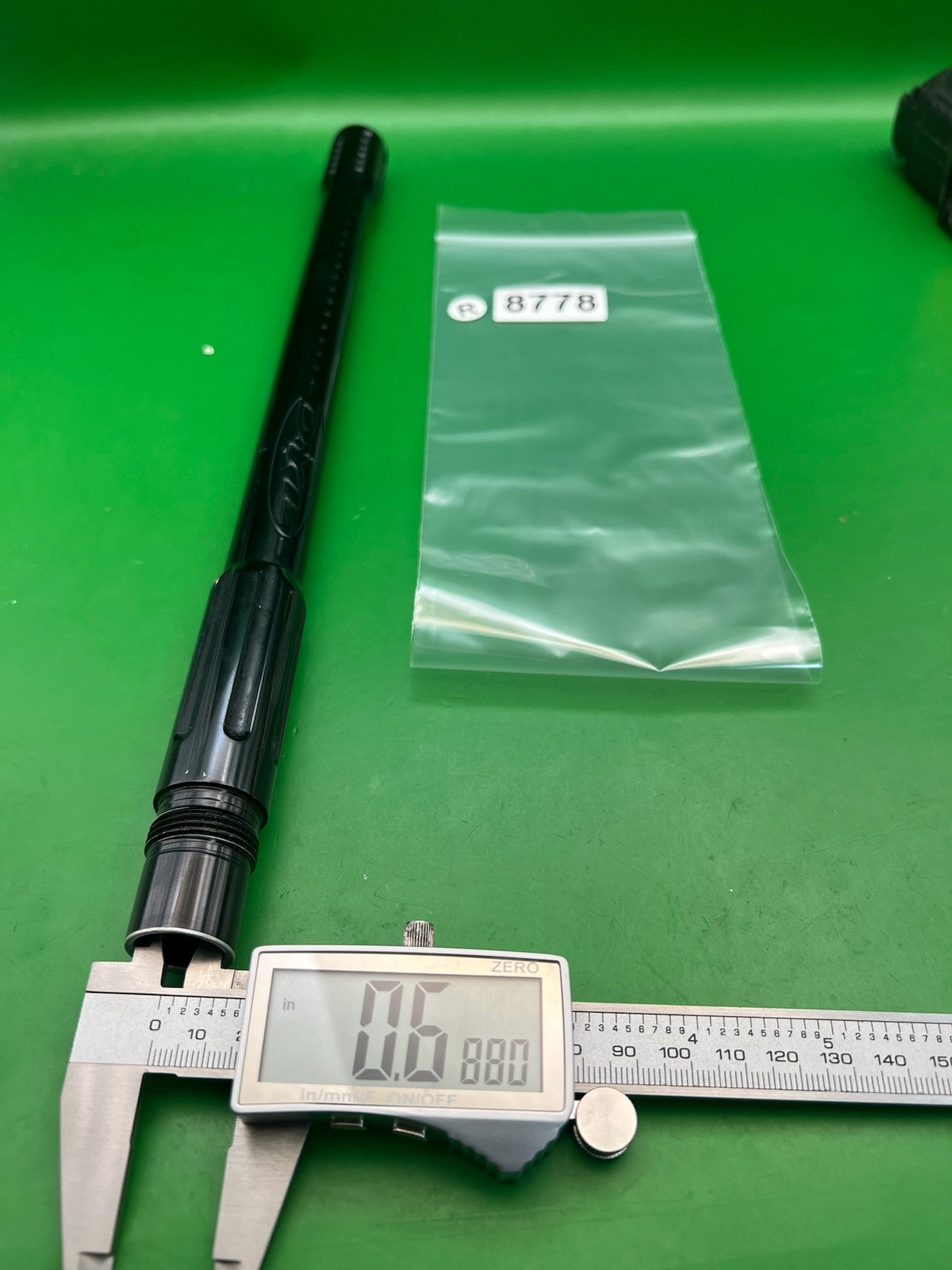 Dye Ultralite UL One Piece Barrel 16" Gloss Black .688 Bore Autococker Thread