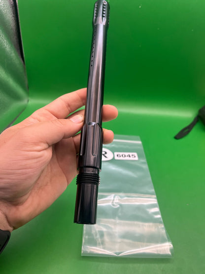 Angel NOS Dye Boomstick Barrel Back 12" .687 Black - used paintball barrel back - black