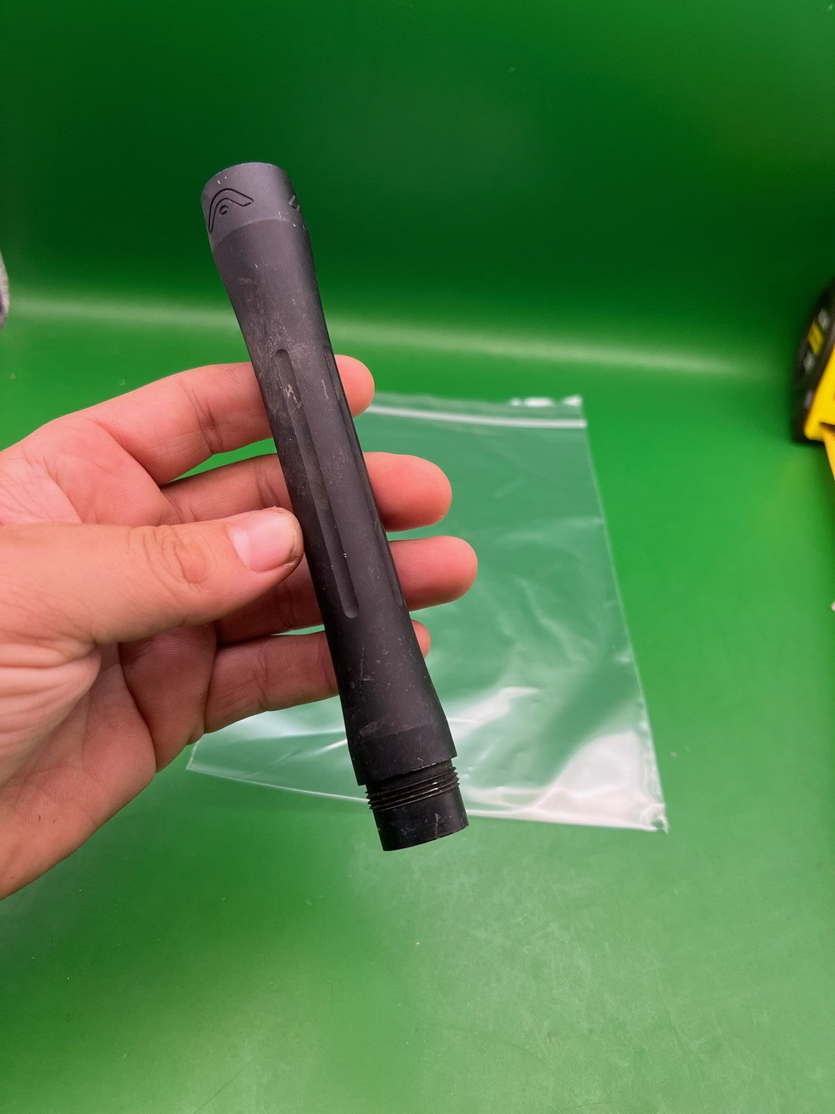 Stock Angel A1 Back - used paintball barrel back - black