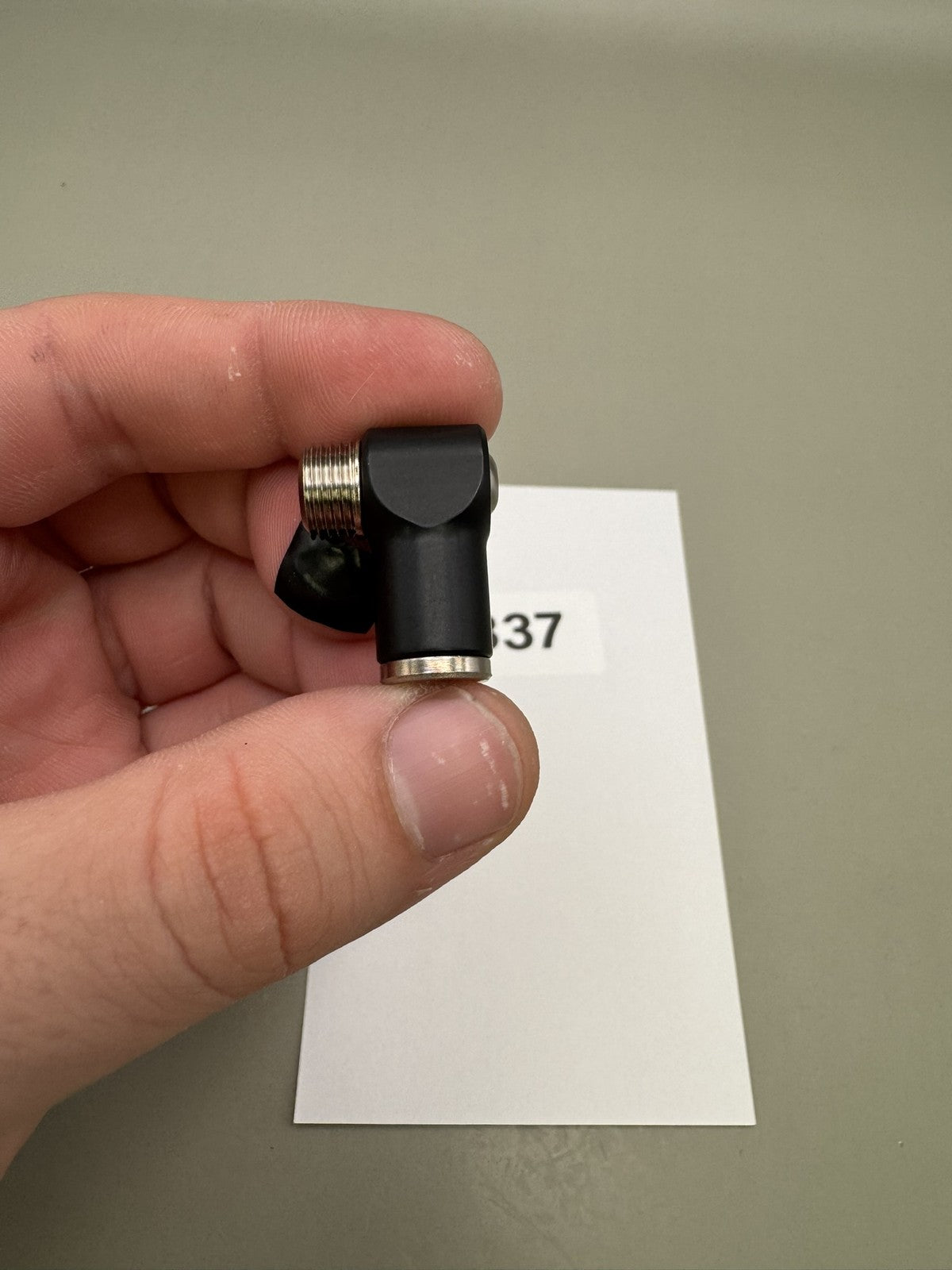 CCM 90Â° Fitting Black