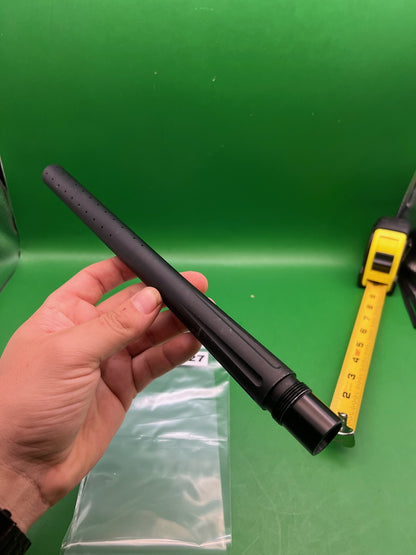 Stock Autococker Barrel 12" .692 Black - used paintball barrel - black